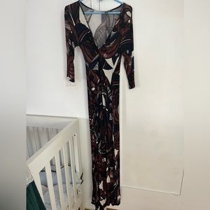 Pea in a pod maternity maxi dress